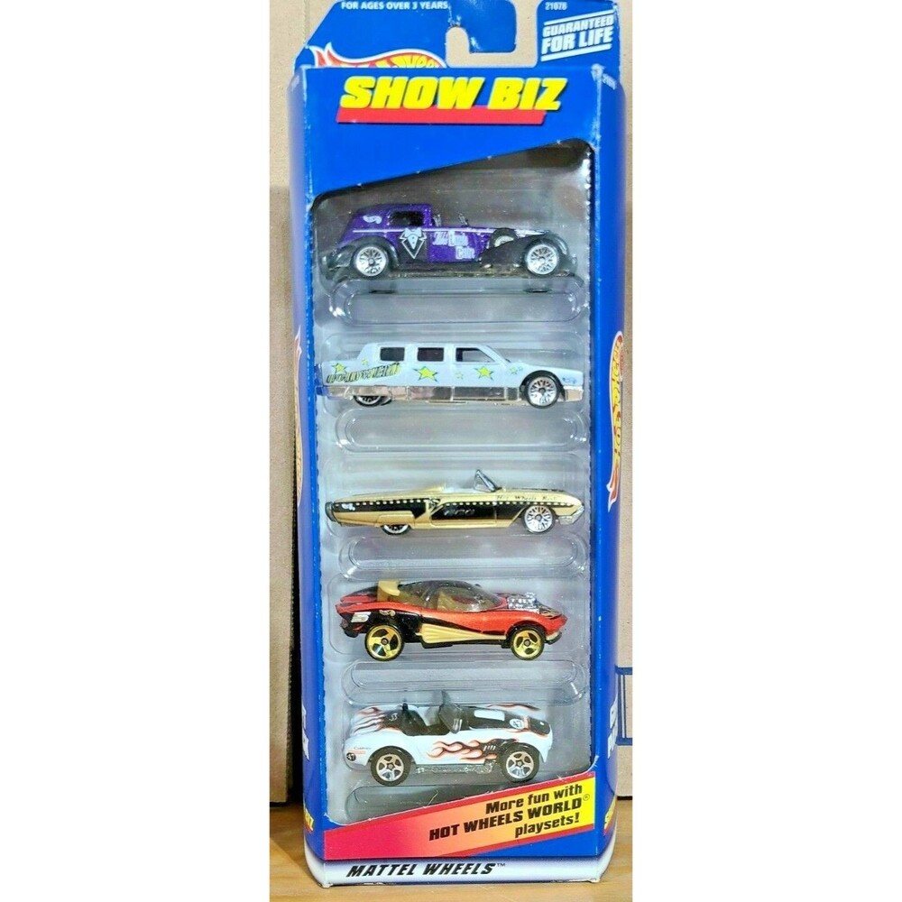 Hot Wheels Show Biz 5 Pack gift set